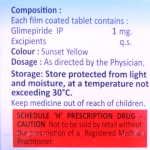 Glimepiride 1mg