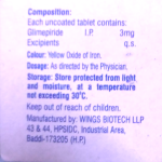 Glimepiride 3mg