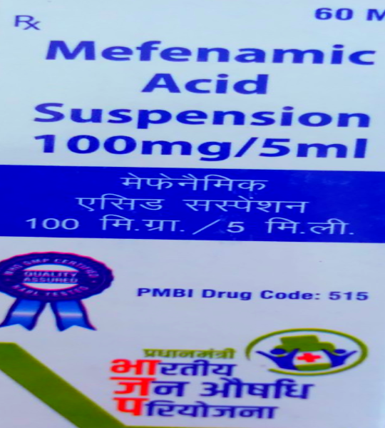 Mefenamic acid suspension 100mg/5ml