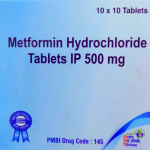 Metformin hydrochloride 500mg