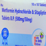 Metformin hydrochloride & sitagliptin 500/50mg
