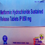 Metformin hydrochloride sustained release 850mg