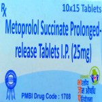 Metoprolol succinate prolonged-release 25mg