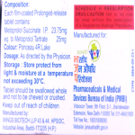 Metoprolol succinate prolonged-release 25mg
