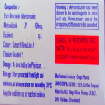 Metronidazole 400mg