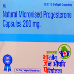 Natural micronised progesterone caps 200mg