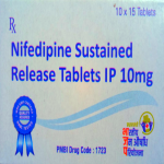 Nifedipine sustained release 10mg