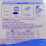 Oral rehydration salts