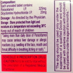 Paracetamol & Dicyclomine hydrochloride 325/20mg
