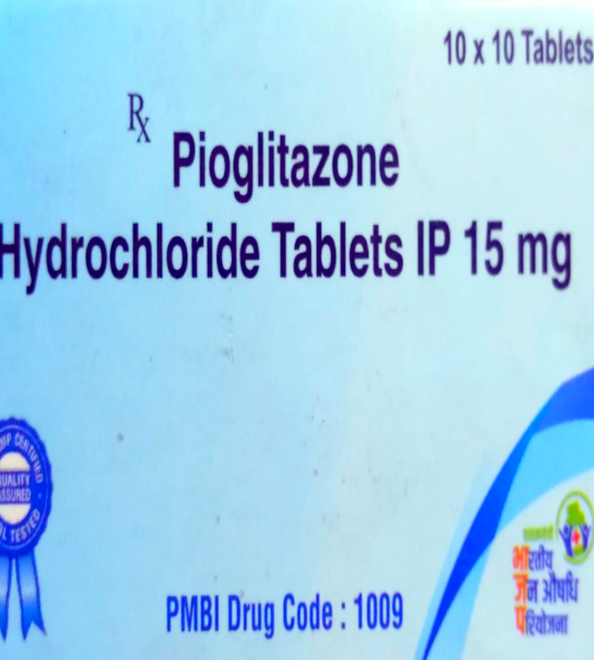 Pioglitazone hydrochloride 15mg