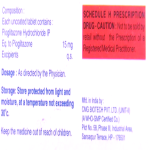 Pioglitazone hydrochloride 15mg