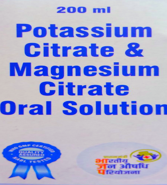 Potassium citrate & Magnesium citrate oral solution