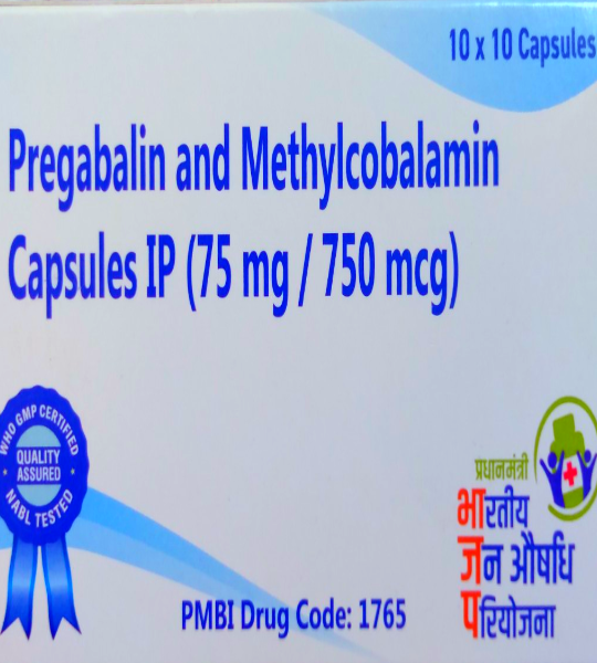 Pregabalin & Methylcobalamin caps 75mg/750mcg