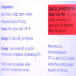 Rabeprazole gastro resistant 20mg