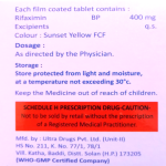 Rifaximin 400mg