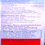 Salmeterol & Fluticasone inhalation 25mcg & 250mcg/actuation