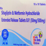 Sitagliptin & Metformin hydrochloride extended release 50mg/500mg