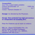 Sodium Bicarbonate 1000mg