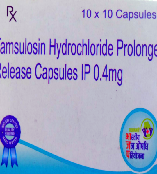 Tamsulosin hydrochloride prolonged release caps 0.4mg