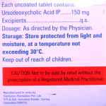 Ursodeoxycholic Acid 150mg