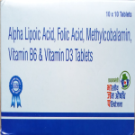 Alpha lipoic acid, folic acid, methylcobalamin, vB6, vD3