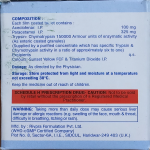 Aceclofenac, para&trypsin- chymotrypsin
