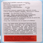 Aspirin gas-resistant&Atorvastatin cap 75/10mg