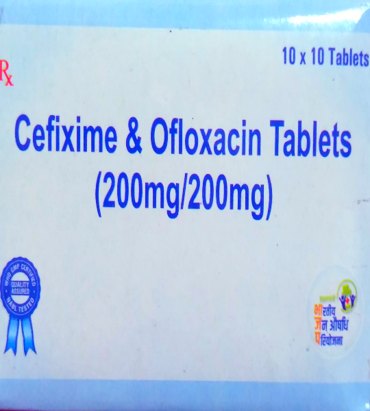 Cefixime& Ofloxacin (200mg/200mg)
