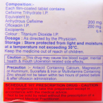 Cefixime& Ofloxacin (200mg/200mg)