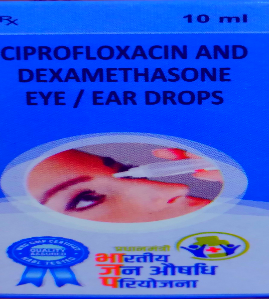 Ciprofloxacin & dexamethasone eye/ear drops