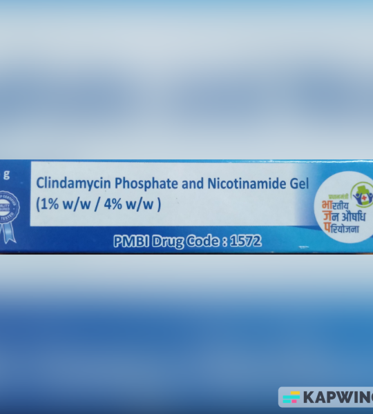 Clindamycin phosphate & nicotinamide gel(1%w/w/4%w/w)
