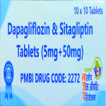 Dapagliflozin & sitagliptin 5/50mg
