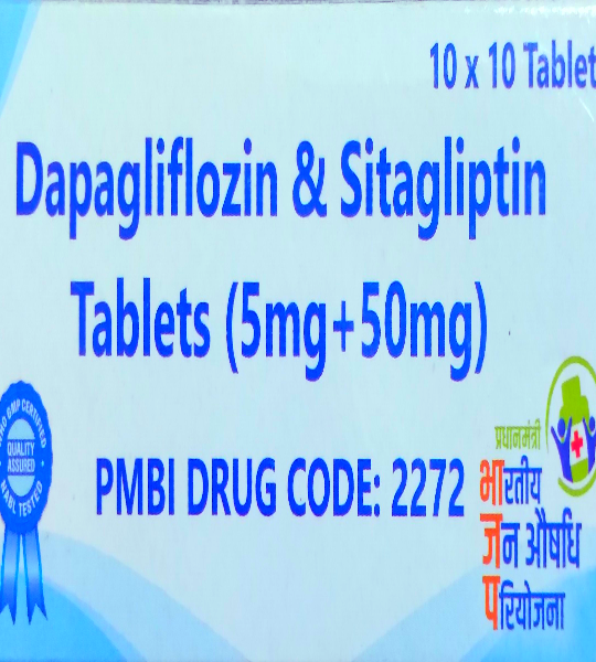 Dapagliflozin & sitagliptin 5/50mg