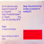Dapagliflozin & sitagliptin 5/50mg