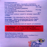 Enteric coated pantoprazole & sustained release levosulpiride cap 40/75mg